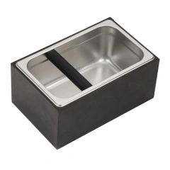 Espresso Coffee Knock Box Detachable Coffee Grounds Container Box with Handle Coffee