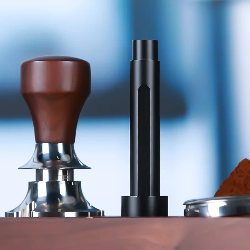 Shrinkable Portable Coffee Powder Stirring Needle 304 Stainless Steel Stainless Steel WDT Espresso Needle Distributor With Base