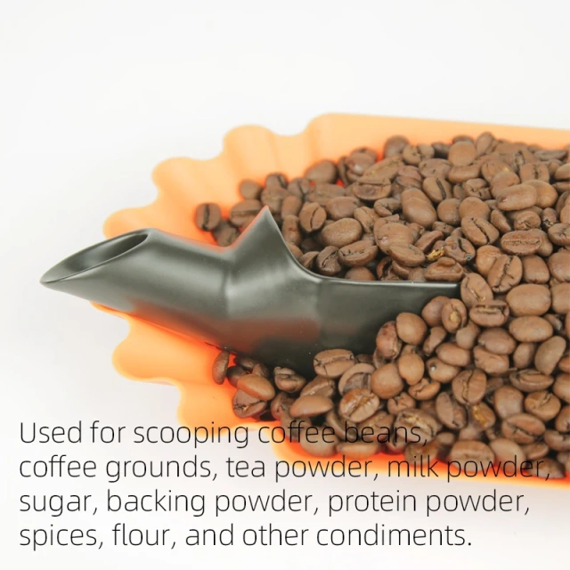 Ceramic Coffee Measuring Shovel Coffee Measure Scoop for Weighing and Filling Coffee Beans Coffee Grounds Barista Tools