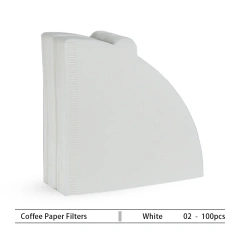 Wood Pulp V60 02 Cone Filter Barista Pour Over 2-4 Cups Natural Drip  Coffee Paper Filters Makers