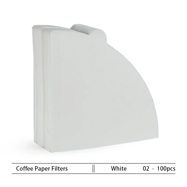 Wood Pulp V60 02 Cone Filter Barista Pour Over 2-4 Cups Natural Drip  Coffee Paper Filters Makers