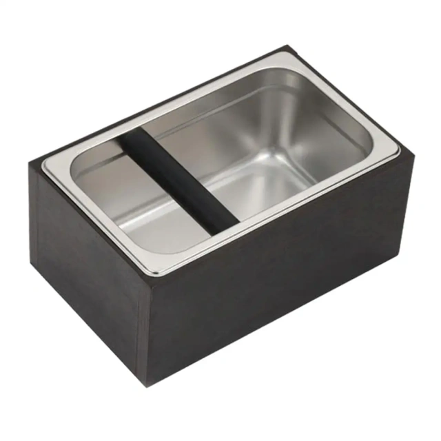 Espresso Coffee Knock Box Detachable Coffee Grounds Container Box with Handle Coffee