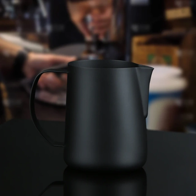 350/600ML Milk Jug Pull Flower Cup for Coffee Cappuccino Milk Steaming Frothing Pitcher Stainless Steel Non-Stick Milk Pot