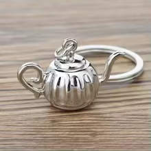 Creative Coffee Keychain Portable Coffee Machine Pitcher Keychain Coffee Handle Keychain Portable Coffeeware Accessories Gift