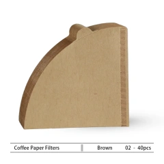 Wood Pulp V60 02 Cone Filter Barista Pour Over 2-4 Cups Natural Drip  Coffee Paper Filters Makers