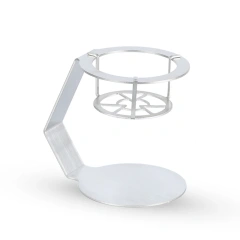 Outdoor Stainless Steel Coffee Filter Dripper Holder Reusable household Metal Coffee Filter Dripper Station