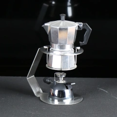 Outdoor Stainless Steel Coffee Filter Dripper Holder Reusable household Metal Coffee Filter Dripper Station