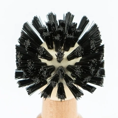 Portafilter Cleaning Brush Professional Barista Espresso Coffee Cleaning Brush Tool with Wooden Handle