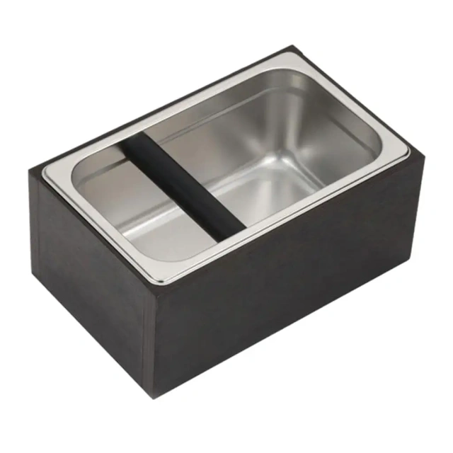 Espresso Coffee Knock Box Detachable Coffee Grounds Container Box with Handle Coffee