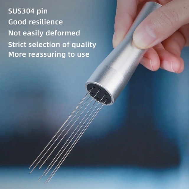 Stainless Steel Professional Powder Distribution Distributor Tool Coffee Accessories Coffee Needle