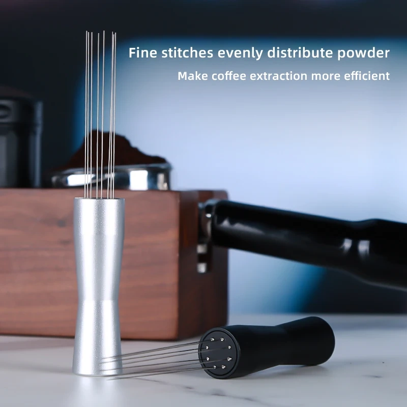 Stainless Steel Professional Powder Distribution Distributor Tool Coffee Accessories Coffee Needle