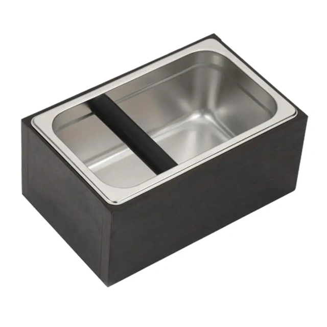 Espresso Coffee Knock Box Detachable Coffee Grounds Container Box with Handle Coffee