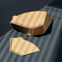 High Quality U-shaped Brown Portable Hand Brewed Drip Coffee Filter Paper