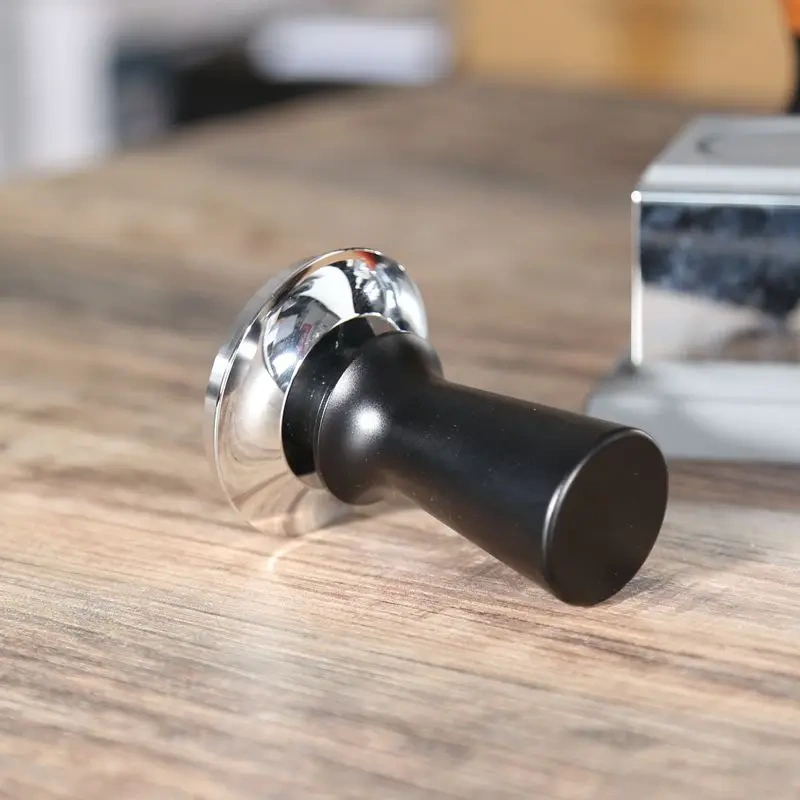 Calibrated Espresso Coffee Tamper 30lb Spring Loaded Elastic Coffee Tamper Aluminum Stainless Steel Coffee Powder Hammer