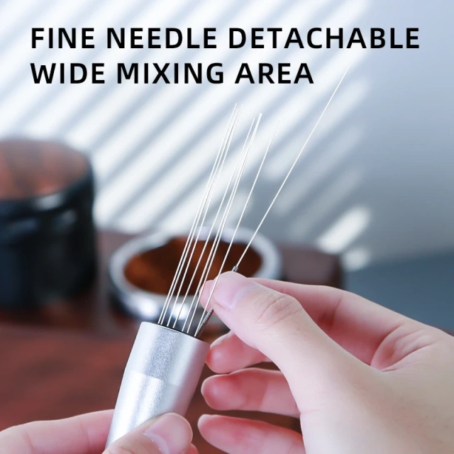 Stainless Steel Professional Powder Distribution Distributor Tool Coffee Accessories Coffee Needle