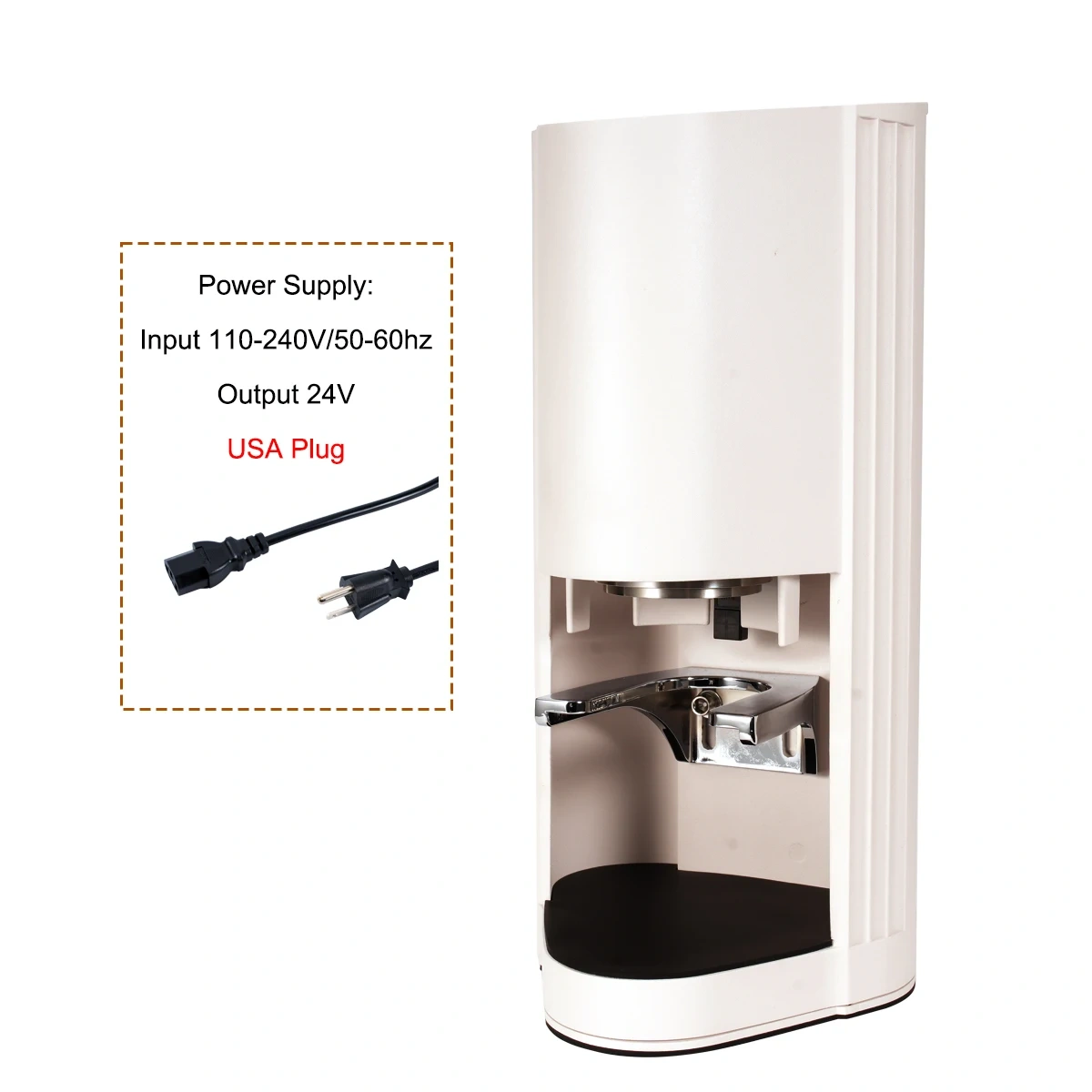 58 58.35 58.5mm Flat or Ripple Automatic Coffee Tamper Touchscreen Espresso Tamper 58mm Electric Tamper Adjustable 110-240V Tamp