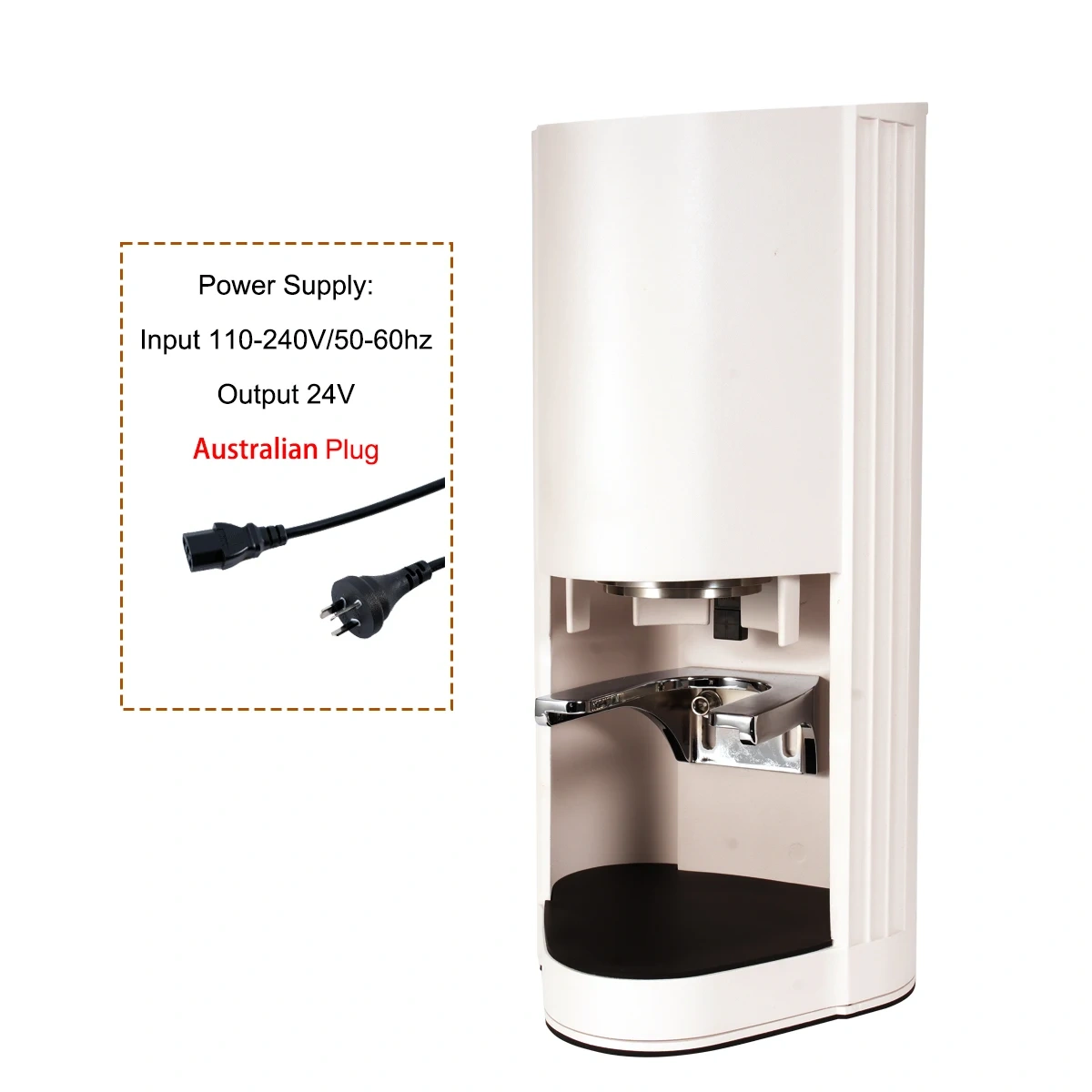 58 58.35 58.5mm Flat or Ripple Automatic Coffee Tamper Touchscreen Espresso Tamper 58mm Electric Tamper Adjustable 110-240V Tamp