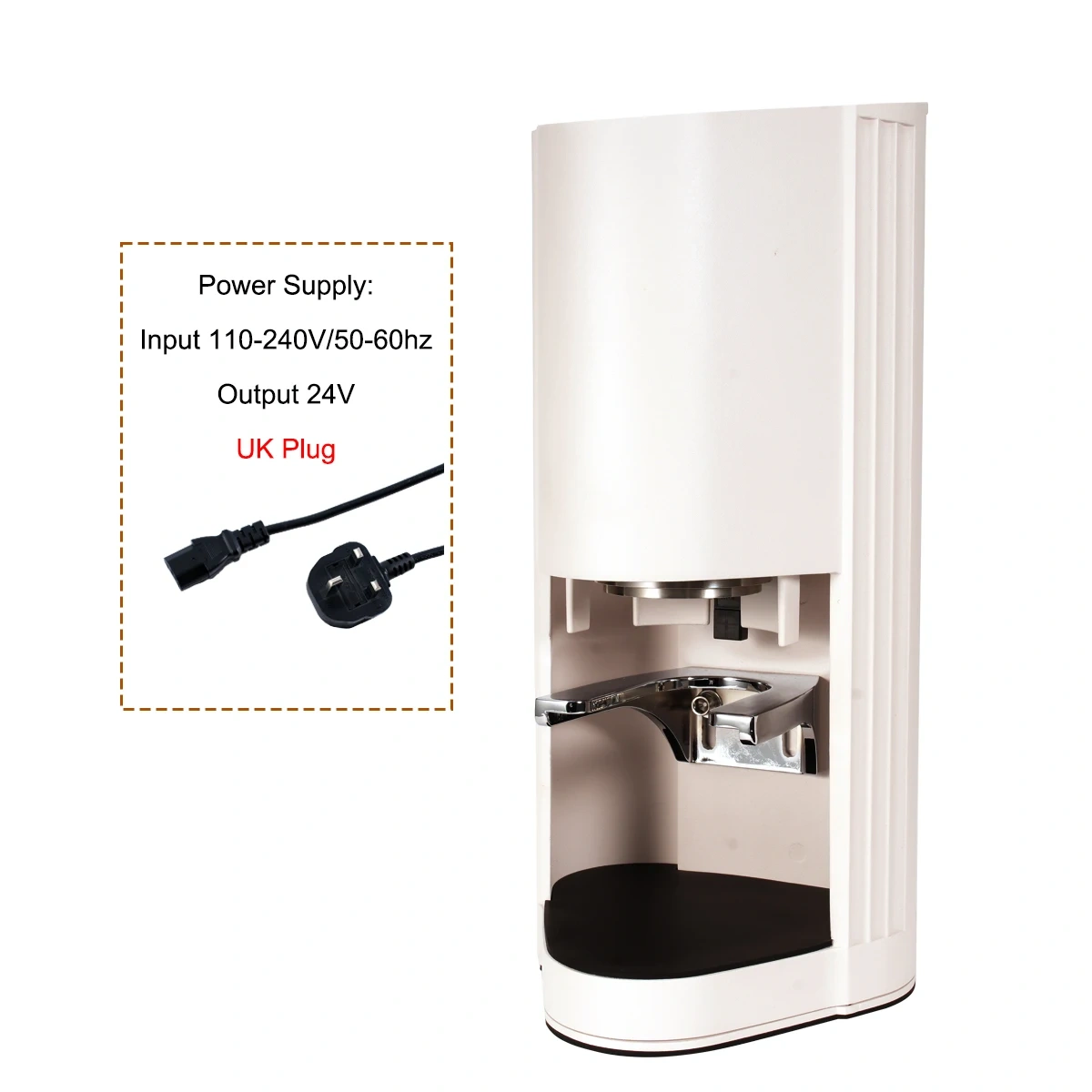 58 58.35 58.5mm Flat or Ripple Automatic Coffee Tamper Touchscreen Espresso Tamper 58mm Electric Tamper Adjustable 110-240V Tamp