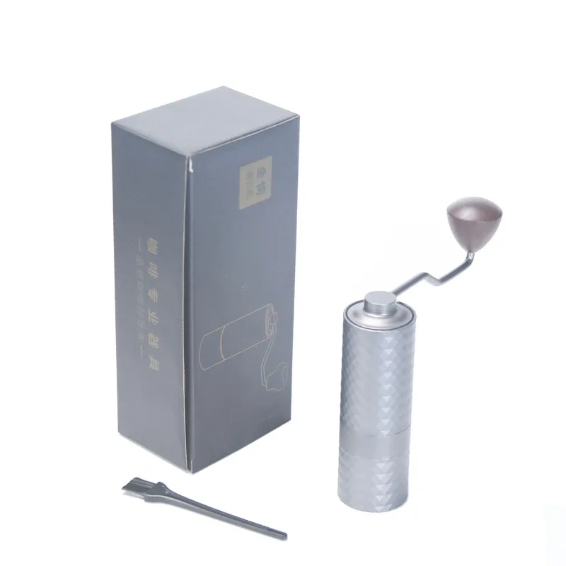 WDT CNC Professional Manual Aluminum Alloy Diamond Adjustable 420 Stainless Steel Conical Burr Coffee Bean Grinder Mill