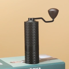WDT CNC Professional Manual Aluminum Alloy Diamond Adjustable 420 Stainless Steel Conical Burr Coffee Bean Grinder Mill