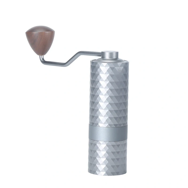WDT CNC Professional Manual Aluminum Alloy Diamond Adjustable 420 Stainless Steel Conical Burr Coffee Bean Grinder Mill