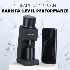 HAVMORE Portable Electric Coffee Grinder - Rechargeable, Cordless for Traveling, Camping, Office - 38 Adjustable Grind Settings, Stainless Steel Burr Mill