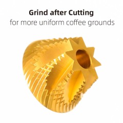 HAVMORE CNC 50 MM Conical Burr Titanium Coated Manual COFFEE Grinder Precision, Performance & Premium Design