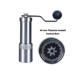 Manual Coffee Grinder with CNC Stainless Steel Conical Burr,Hand Coffee Grinder for Home Use,Internal Adjustable Setting with 30g Capacity