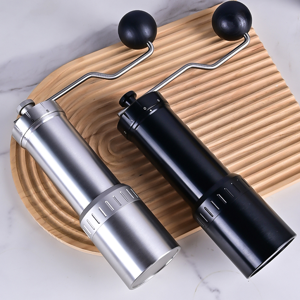 Manual Coffee Grinder with CNC Stainless Steel Conical Burr,Hand Coffee Grinder for Home Use,Internal Adjustable Setting with 30g Capacity