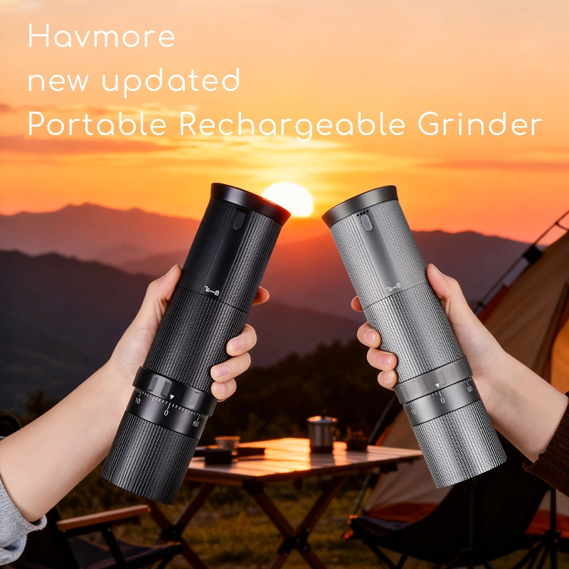 havmore Electric Coffee Bean Grinder 38mm 5 pins Cutter head Portable for Household