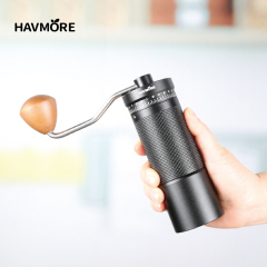 Havmore Household CNC 38MM 5 PINS  Stainless Steel Burr Hand Grinder