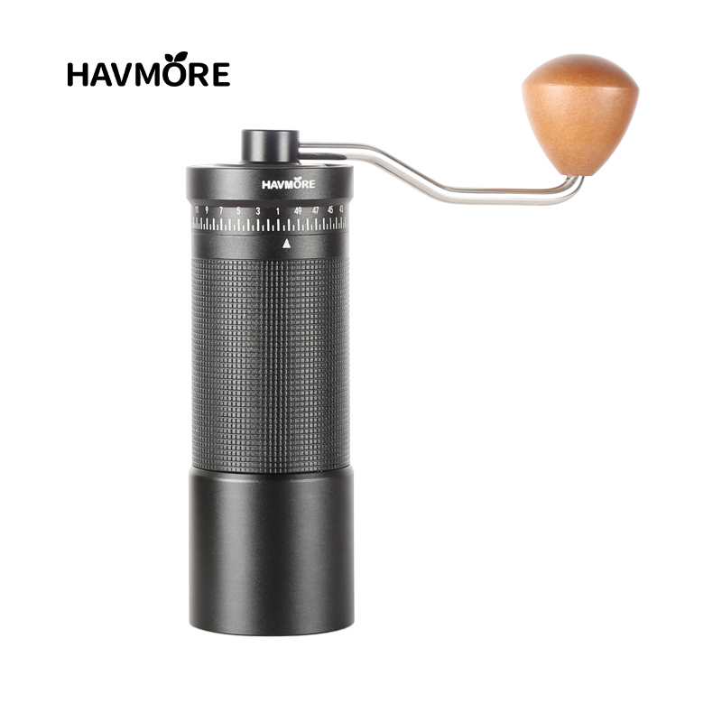 Havmore Household CNC 38MM 5 PINS  Stainless Steel Burr Hand Grinder