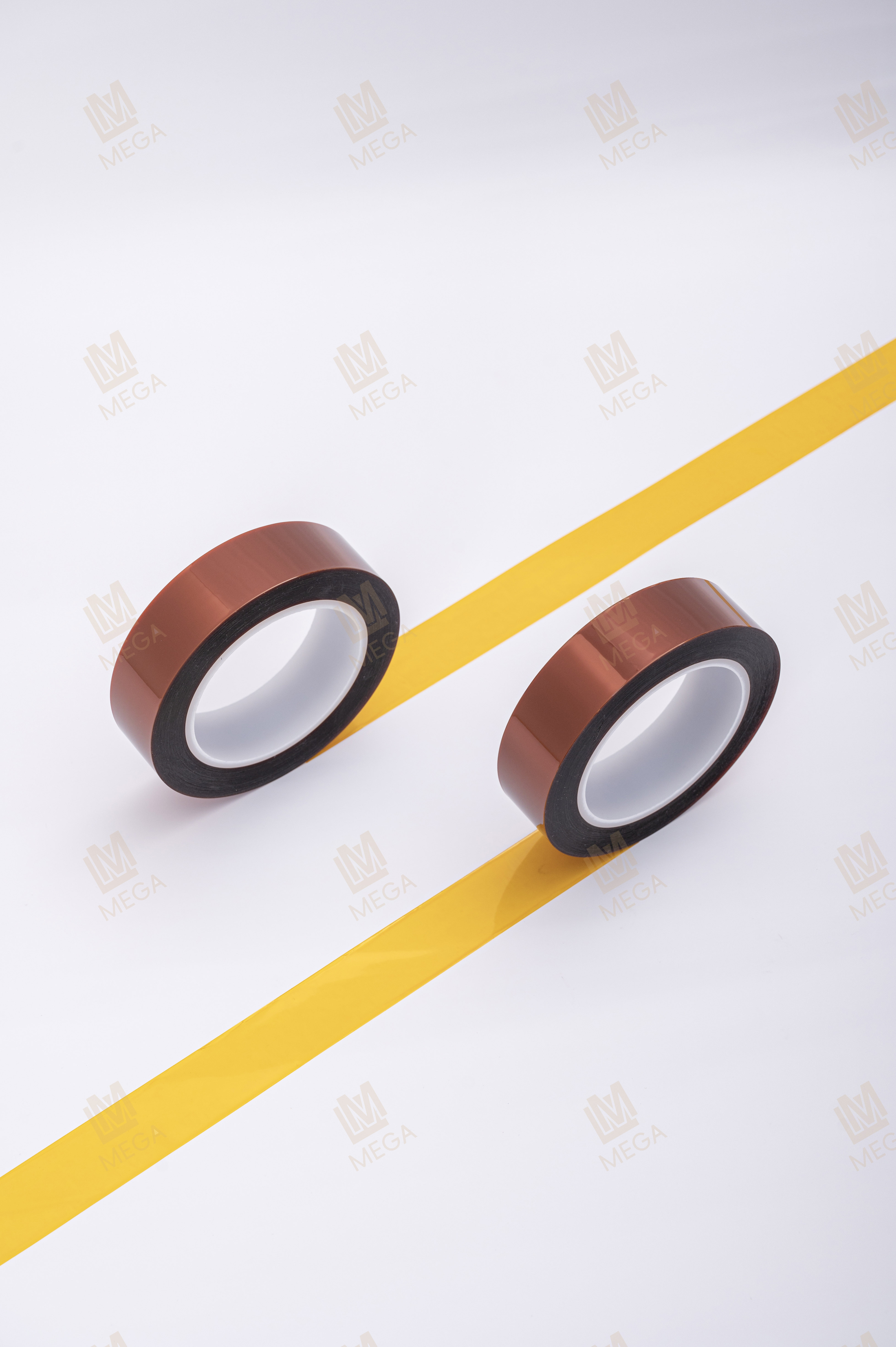 Mega Polyester Tape Brown- PET heat resistant 260 degree high temperature tape- PET Brown adhesive tape