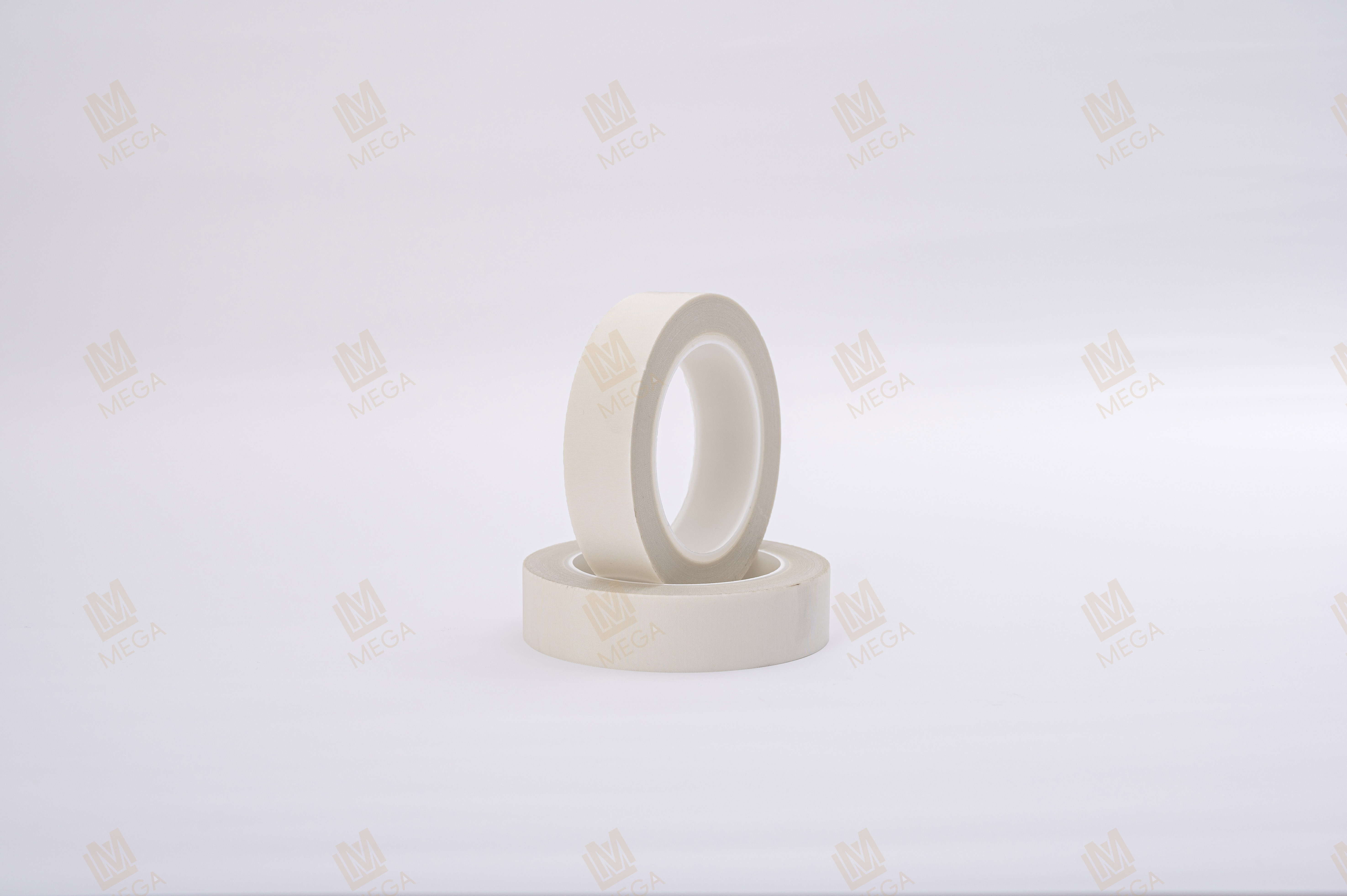 Mega Fiberglass Tape White- White Glass Cloth pressure sensitive adhesive fiberglass tape