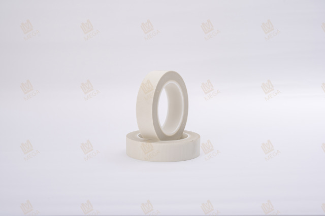 Mega Fiberglass Tape White- White Glass Cloth pressure sensitive adhesive fiberglass tape