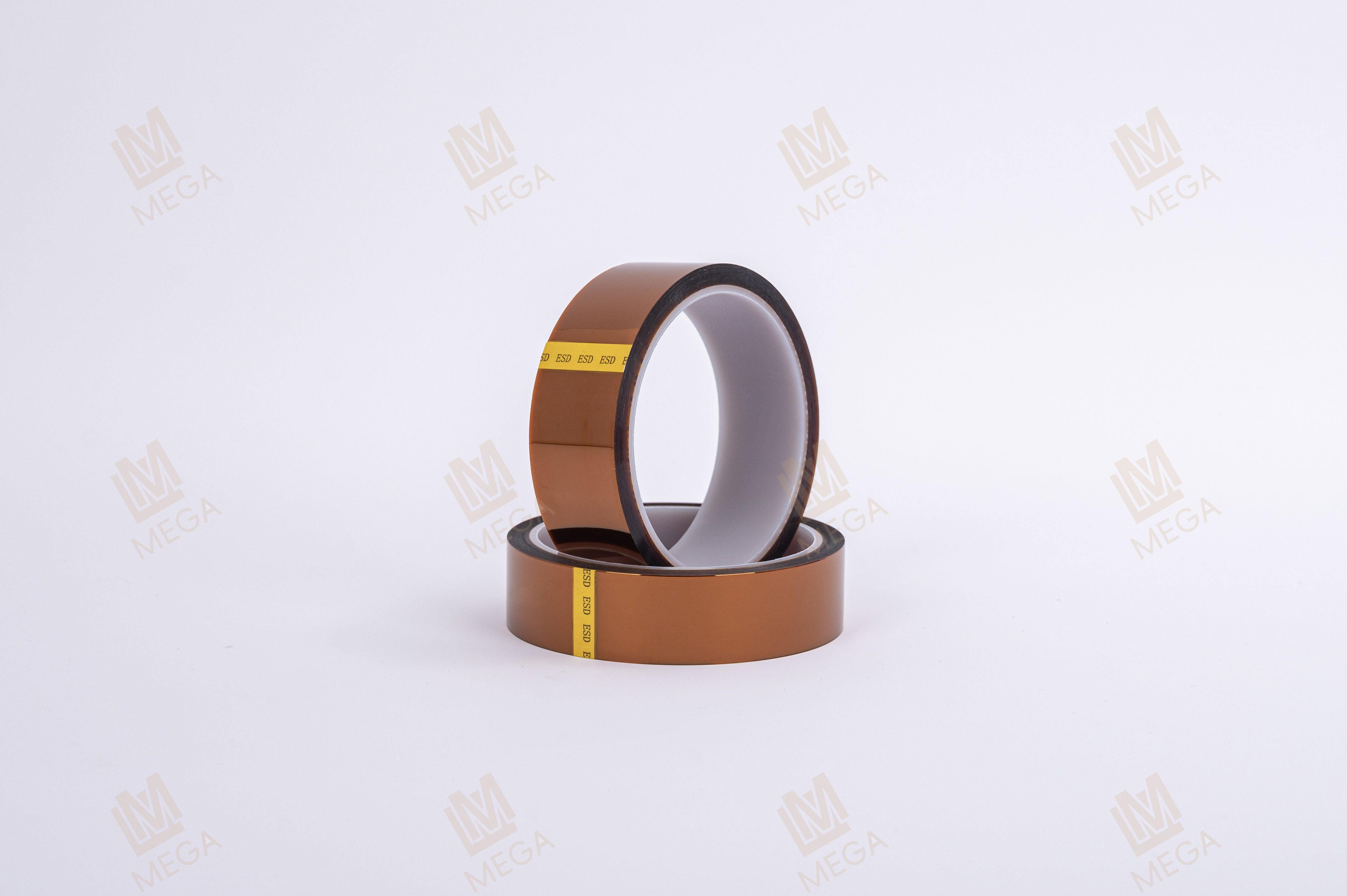 Mega Polyimide ESD Tape Gold - PI high temperature resistant silicone ESD tape,PI adhesive ESD tape