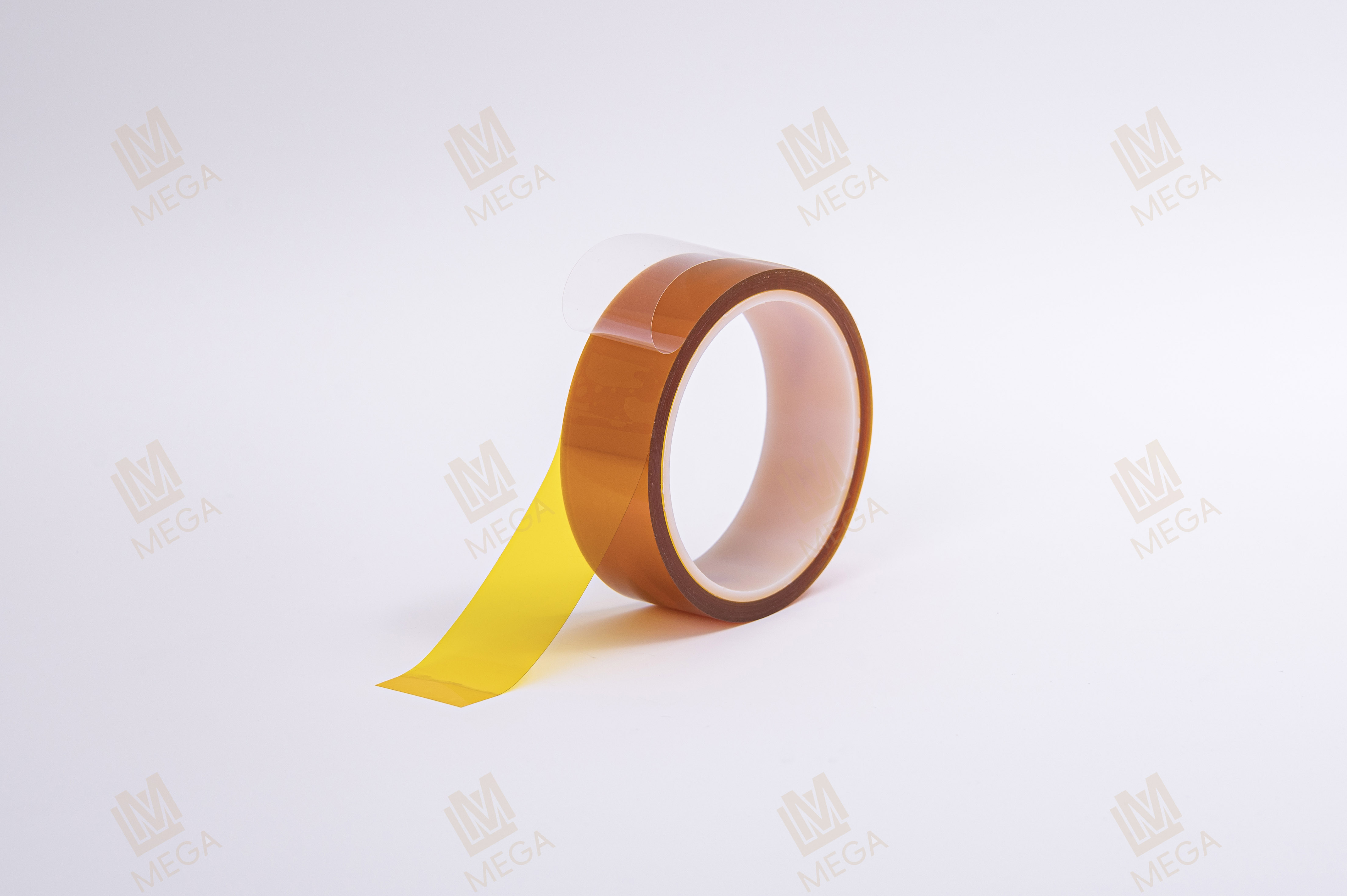 Mega Polyimide double side Tape Amber, PI high temperature resistant silicone double side tape,PI adhesive tape