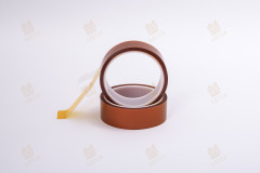 Mega Polyester Tape Gold color,  PET high temperature resistant silicone tape,PET adhesive tape
