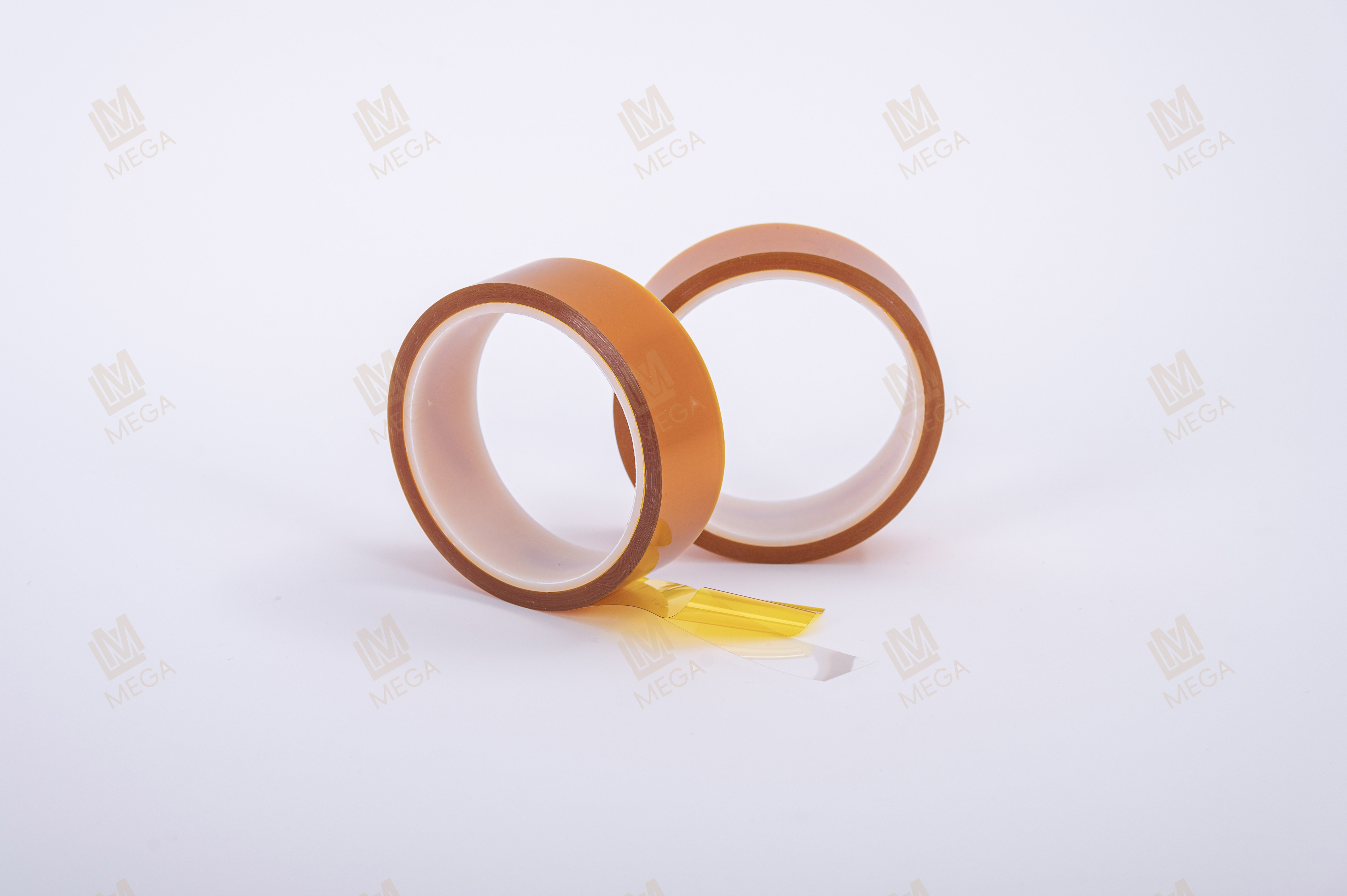 Mega Polyimide double side Tape Amber, PI high temperature resistant silicone double side tape,PI adhesive tape