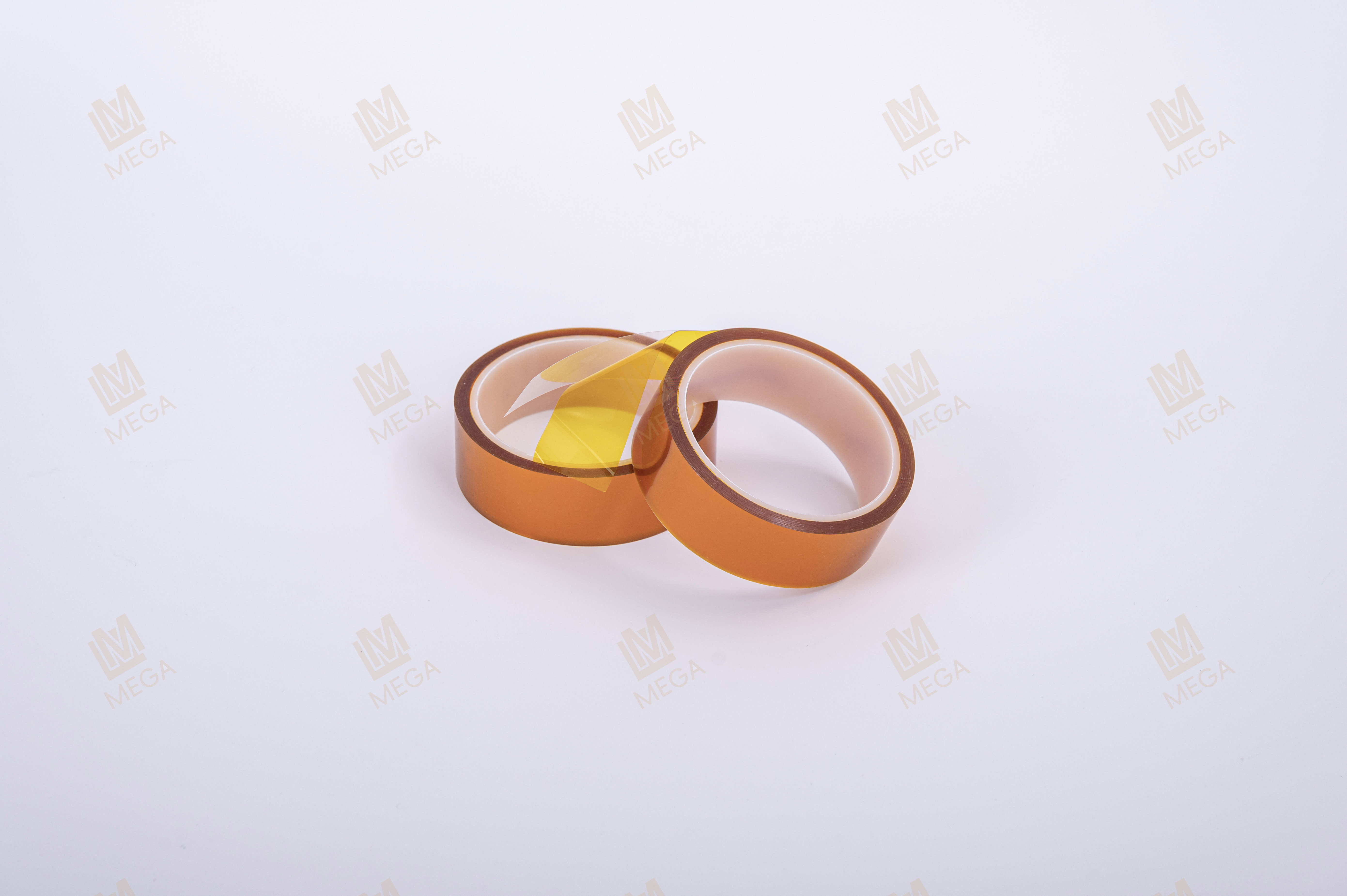 Mega Polyimide double side Tape Amber, PI high temperature resistant silicone double side tape,PI adhesive tape