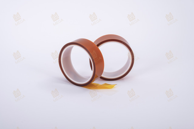 Mega Polyester Tape Gold color,  PET high temperature resistant silicone tape,PET adhesive tape
