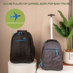 CHUBONT LB-09009 Waterproof Nylon Backpack with Pull Rod – Lightweight Travel Backpack for Commuters & Explorers​,Waterproof Nylon Backpack with Pull Rod - Lightweight Travel Backpack