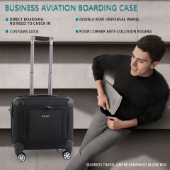 CHUBONT LB-101152​ 16" Hardside Carry-On Luggage with 360° Spinner Wheels, Scratch-Resistant Nylon & Reinforced Corners – Business Travel Suitcase,CHUBONT LB-101152 16" Spinner Wheel Carry-On - Perfect for Short Trips