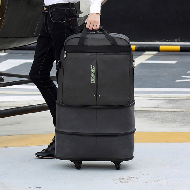 CHUBONT LB-101066 Foldable Travel Duffel Bag - Large Capacity Carry-On Luggage for Air Travel, Lightweight & Water-Resistant,Large Capacity Foldable Duffel Bag by CHUBONT - Perfect for Travel