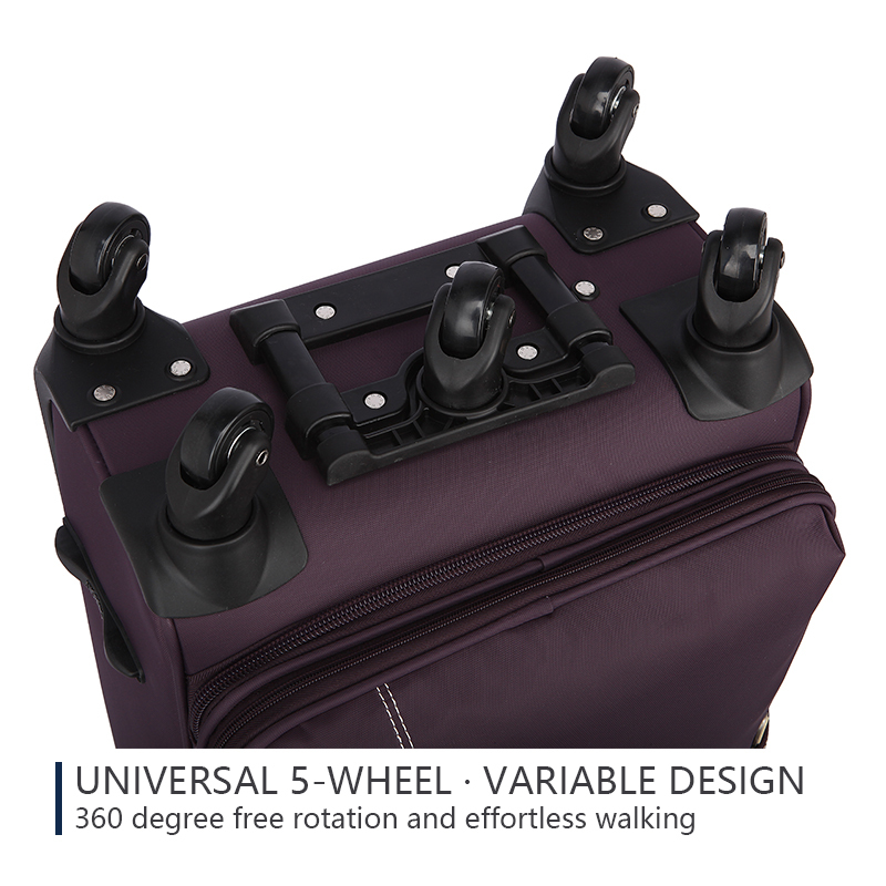 CHUBONT LB-101110 20" 24" 28" Spinner Luggage Set – Lightweight Nylon Carry-On & Check-In Suitcases with 360° Wheels & TSA Lock,Lightweight Spinner Luggage Set 20" Sizes with 360° Wheels & TSA Lock