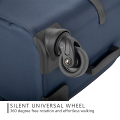 CHUBONT LB-101132 ​20" Carry-On Spinner Luggage – Lightweight Nylon Suitcase with 360° Wheels, Multiple Pockets for Travel & College Student,CHUBONT 20" Lightweight Carry-On Spinner Luggage with 360° Wheels