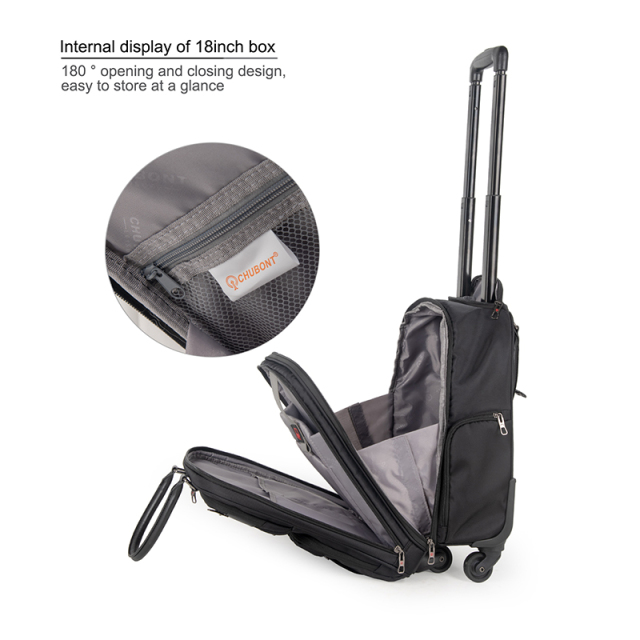 ​CHUBONT LB-101186 Waterproof Rolling Duffel Bag – Carry-On Travel Luggage with Wheels for Business & Casual Trips​,Wheeled Duffel Bag–Waterproof Carry-On Luggage for Business Travelers