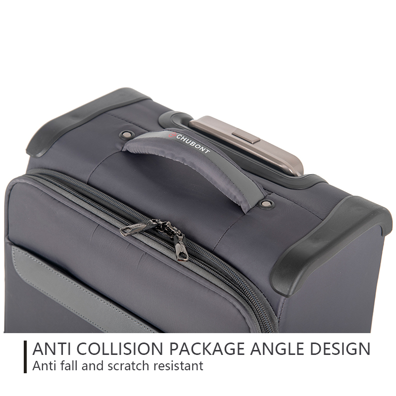 CHUBONT LB-101134 20" & 24" Nylon Spinner Luggage Set – Lightweight Carry-On & Check-In Suitcases with 360° Wheels & Secure Zipper​,CHUBONT  20" & 24" Lightweight Spinner Luggage Set with 360° Wheels