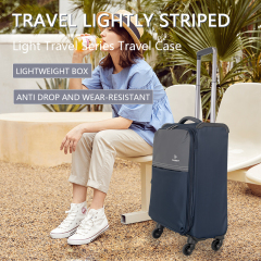 CHUBONT LB-101130 Ultra-Lightweight Spinner Luggage – Waterproof & Scratch-Resistant Suitcase with 360° Wheels, Two-Tone Design for Men & Wome,CHUBONT Lightweight Suitcase with 360° Wheels – Perfect for Travel