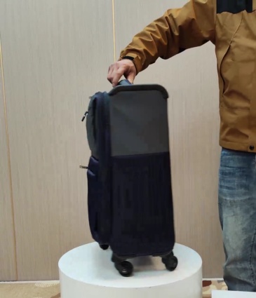 CHUBONT LB-101132 ​20" Carry-On Spinner Luggage – Lightweight Nylon Suitcase with 360° Wheels, Multiple Pockets for Travel & College Student,CHUBONT 20" Lightweight Carry-On Spinner Luggage with 360° Wheels